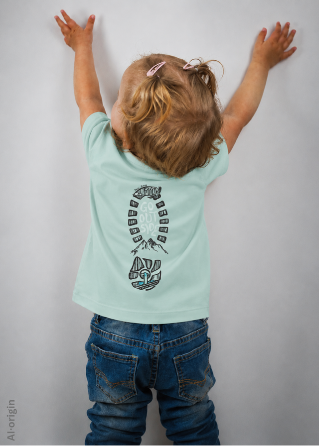 Baby T-Shirt Go outside