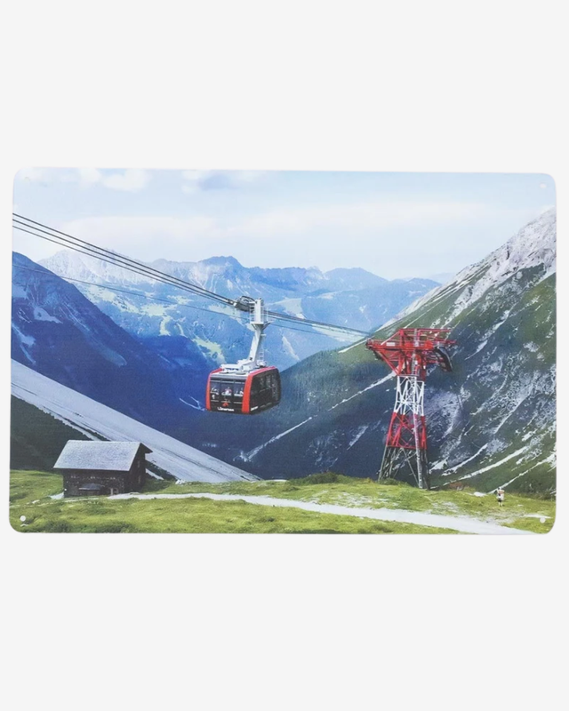 Retro Blechschild Lünersee