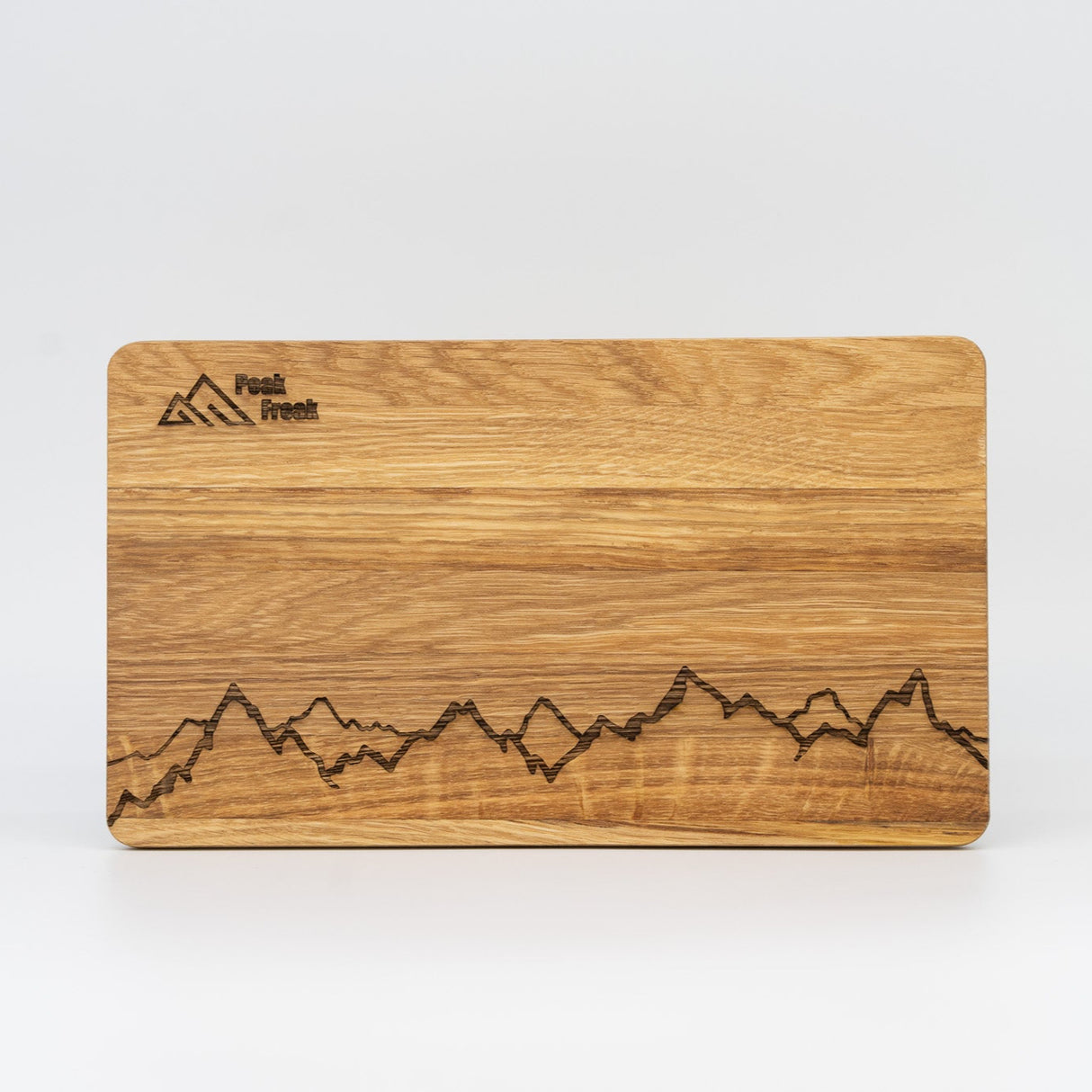 Schneidbrett Eiche - Bergkette