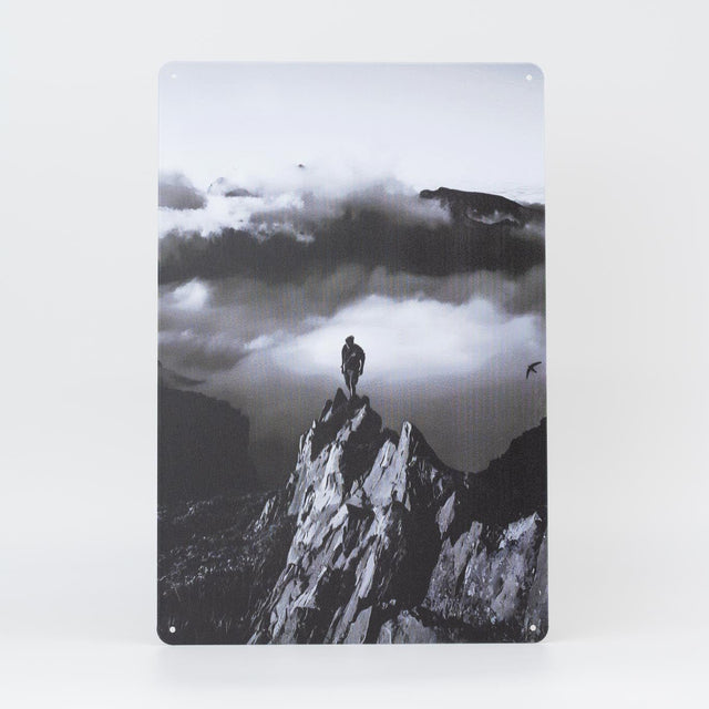 Retro Blechschild Explore/Wandern oldschool