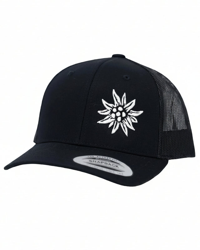 Junior Edelweiss Truckercap Mesh black