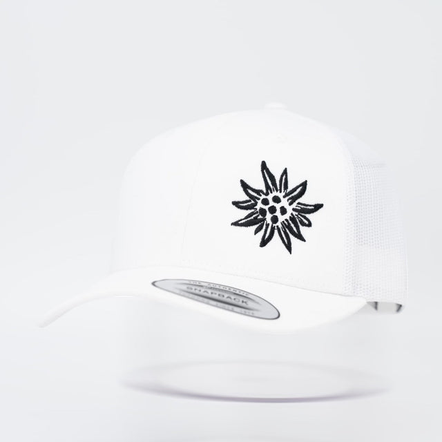 Junior Edelweiss Truckercap Mesh white black