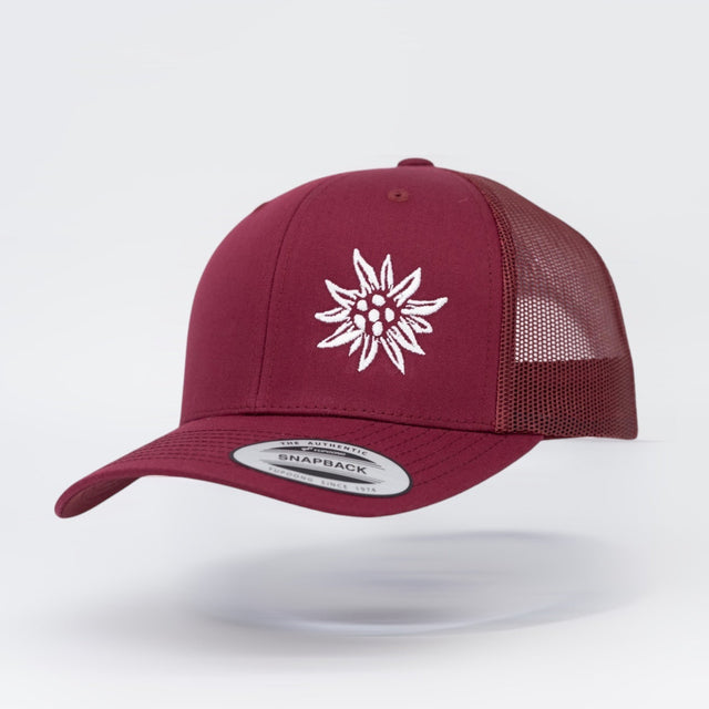 Edelweiss Truckercap Mesh cranberry