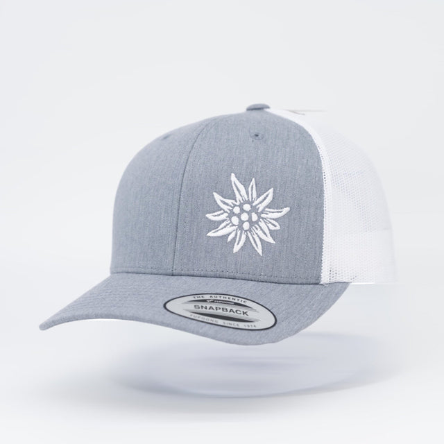 Edelweiss Truckercap Mesh grey white