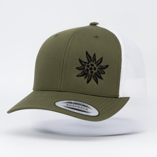 Edelweiss Truckercap Mesh khaki white