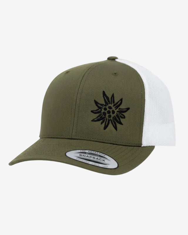 Edelweiss Truckercap Mesh khaki white