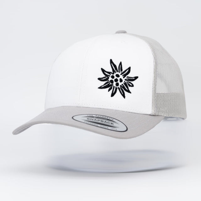 Edelweiss Truckercap Mesh white grey