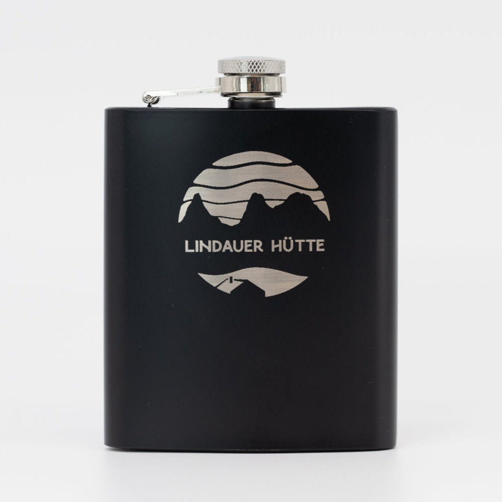 Flachmann schwarz - Lindauer Nein