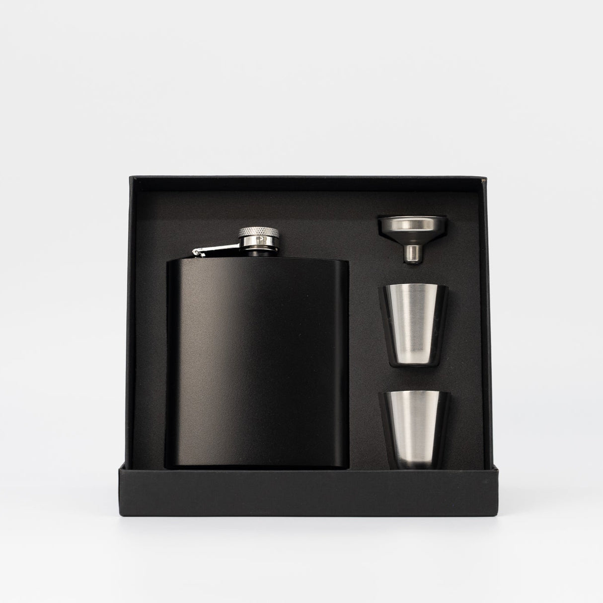 Flachmann schwarz - Skitourengeher