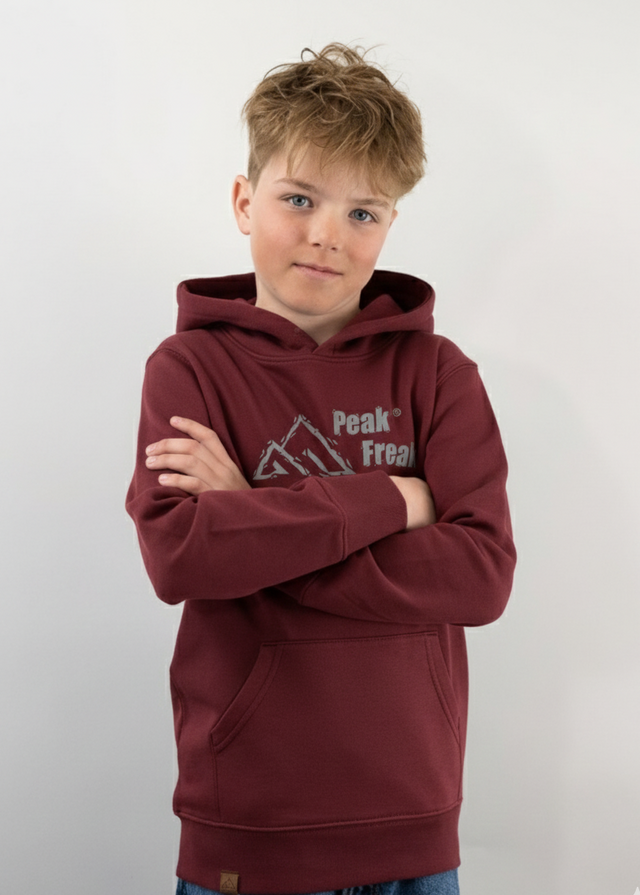 Splitter Junior Hoodie Burgundy