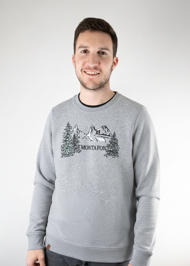 Montafon Sweater M&W cool heather grey
