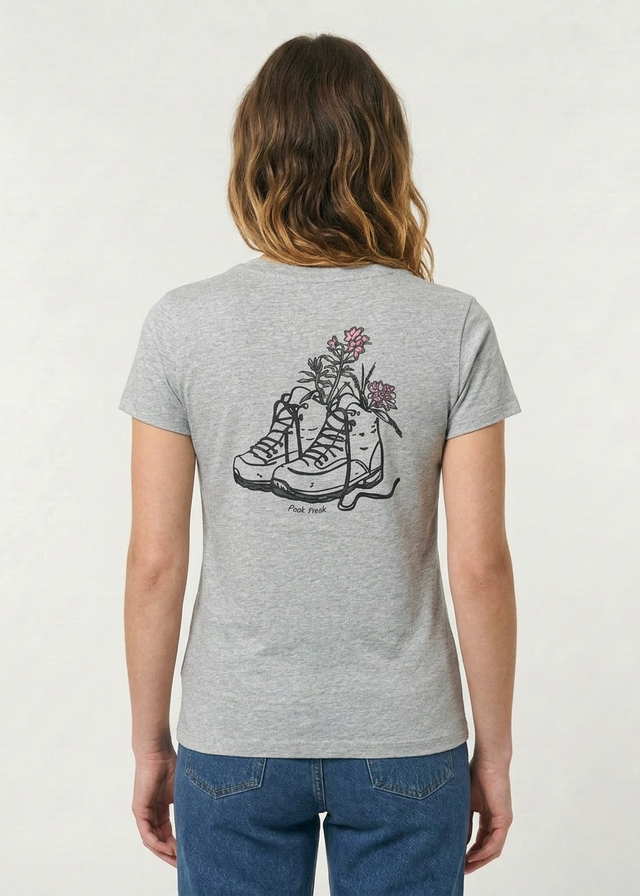 Bergschuh T-Shirt Women Moon grey