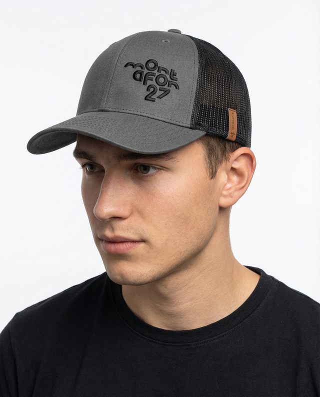 WM27 Truckercap Mesh charcoal black