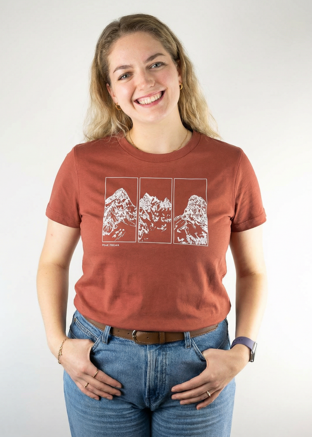 3000er Crop T-Shirts Women Heritage Brown