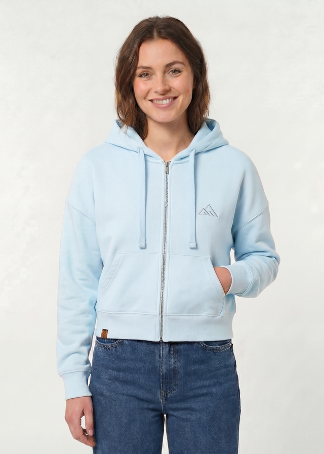 Peak Freak Zip-Hoodie Women Ice blue