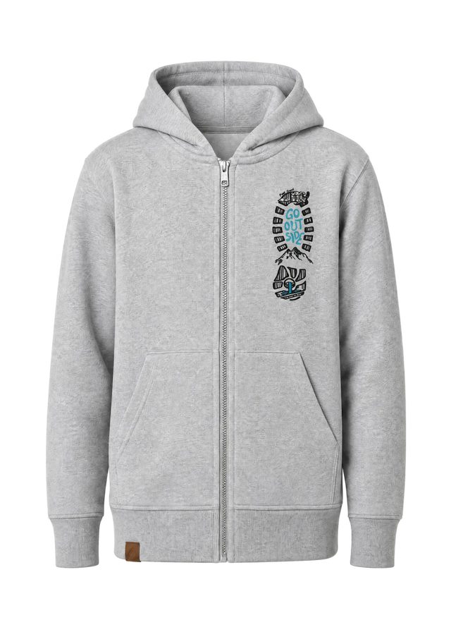 Go Outside Zip-Hoodie Junior