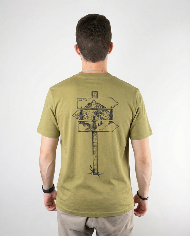 Wegweiser T-Shirt M&W faded olive