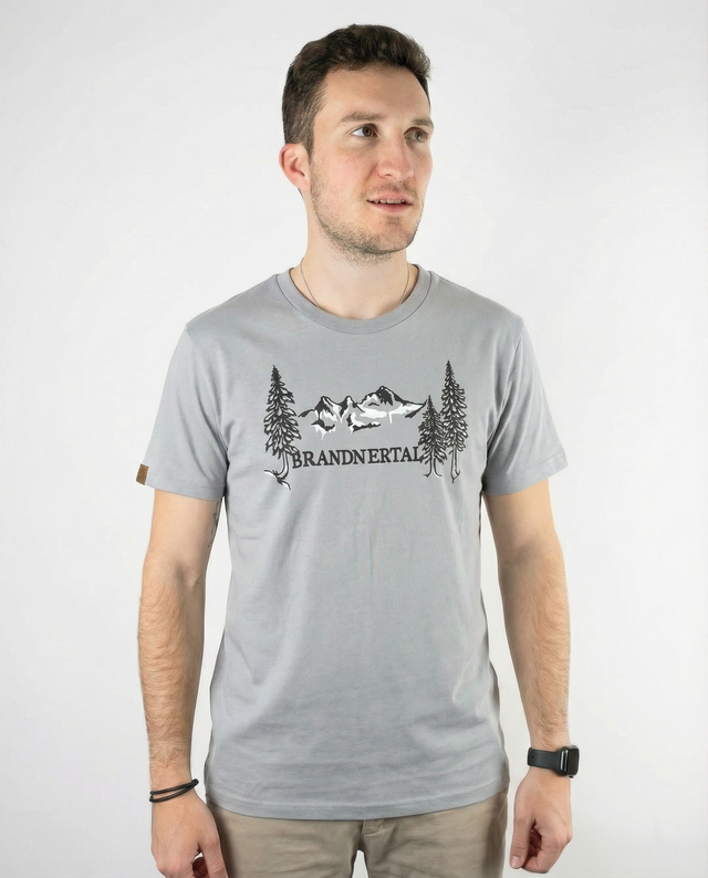 Brandnertal T-Shirt M&W misty grey