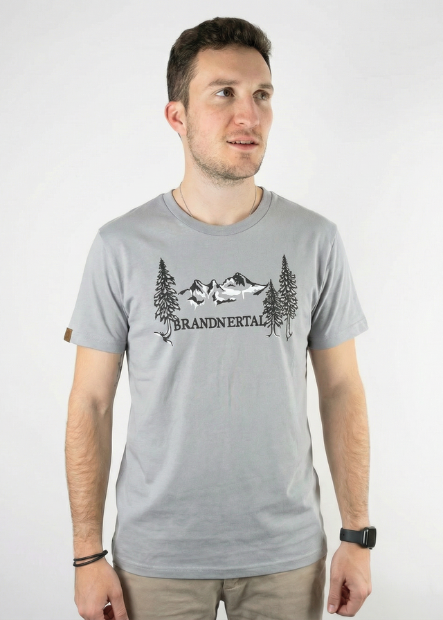 Brandnertal T-Shirt M&W misty grey