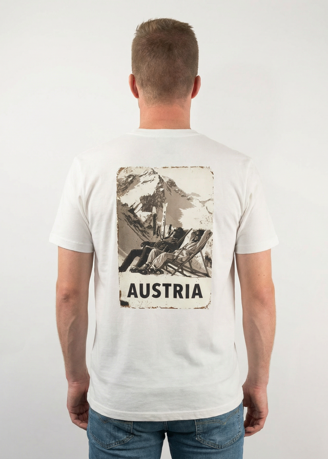 Retro Austria T-Shirt M&W vintage white