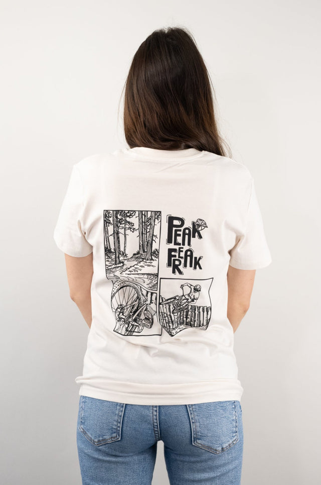 Bike Vibes T-shirt M&W Vintage White