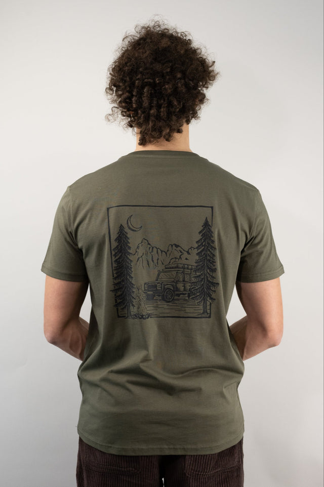 Moonlight Ride-Adventure T-shirt M&W Khaki