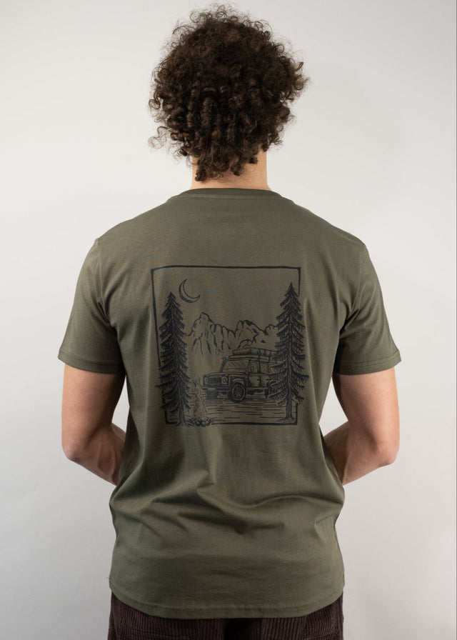 Moonlight Ride-Adventure T-shirt M&W Khaki