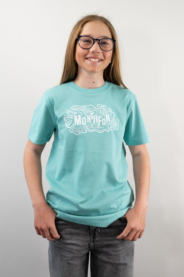 Topo Montafon - Junior T-Shirt Pool Blue