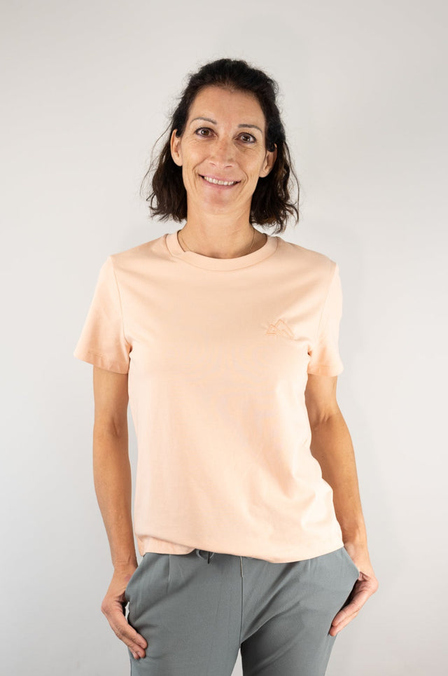 Urban Crop T-Shirts Peach