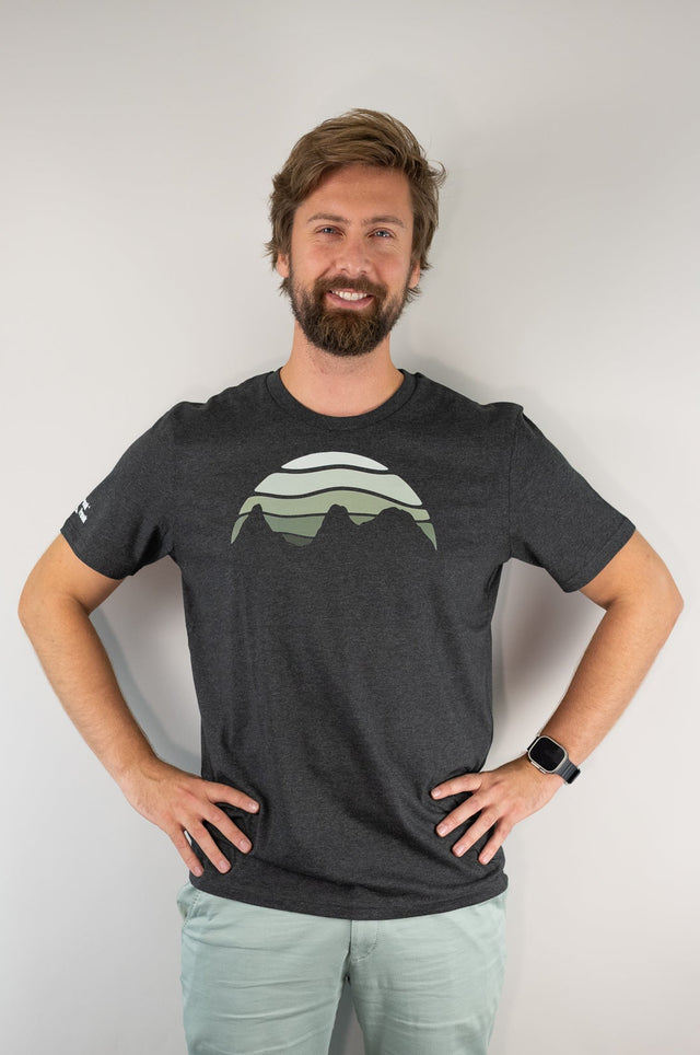 Lindauer Hütte T-Shirt M&W Dark Heather Grey