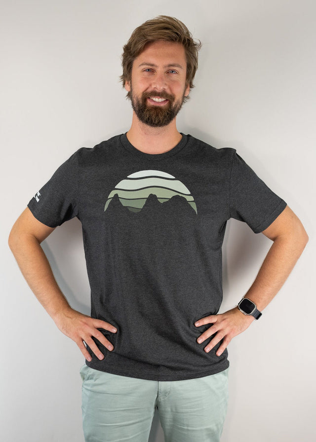 Lindauer Hütte T-Shirt M&W Dark Heather Grey