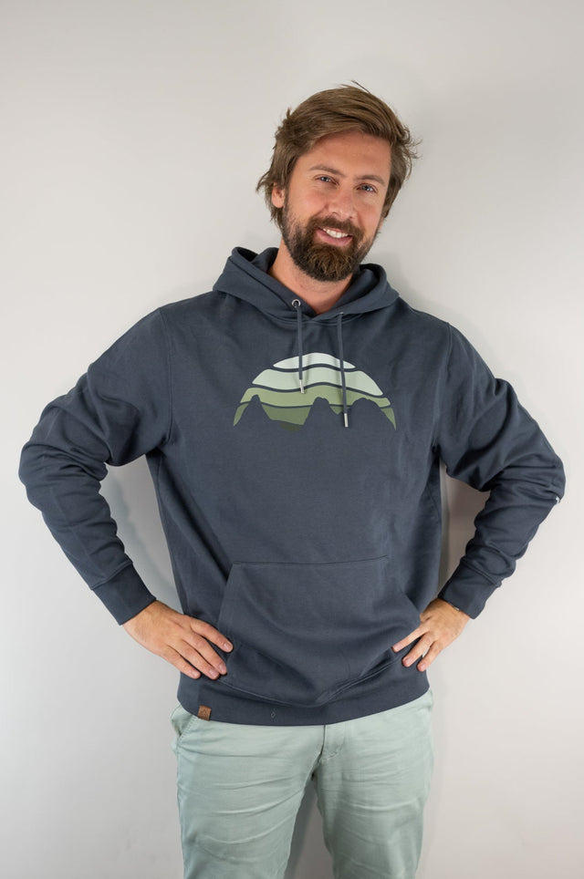 Lindauer Hütte Hoodie M&W Indian Ink Grey