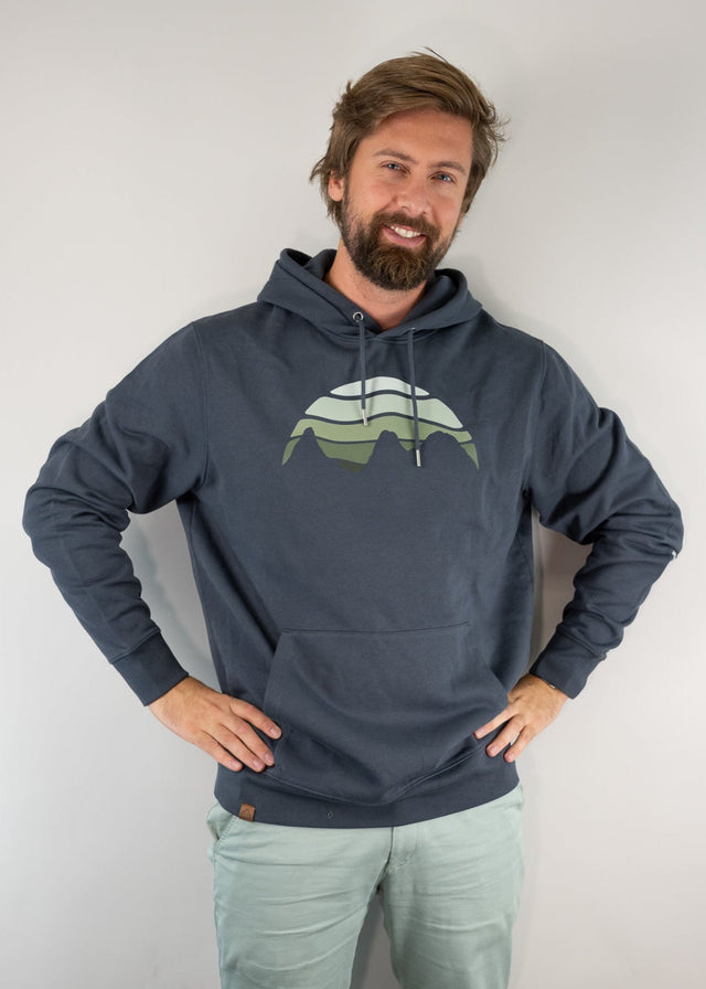 Lindauer Hütte Hoodie M&W Indian Ink Grey