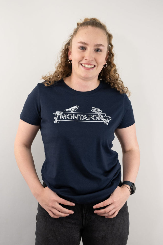 Montafon Spirit T-shirt Women Navy