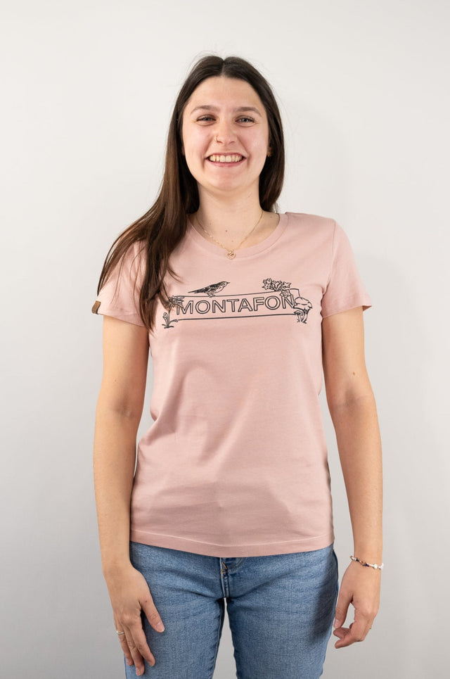 Montafon Spirit T-shirt Women Rose