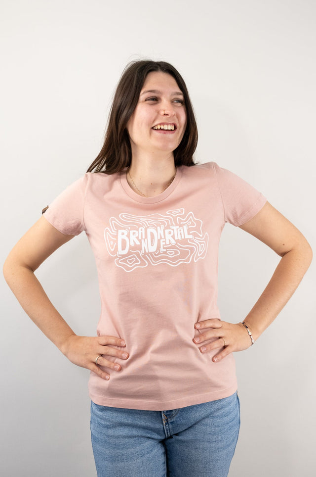 Topo Brandnertal T-shirt Women Rose