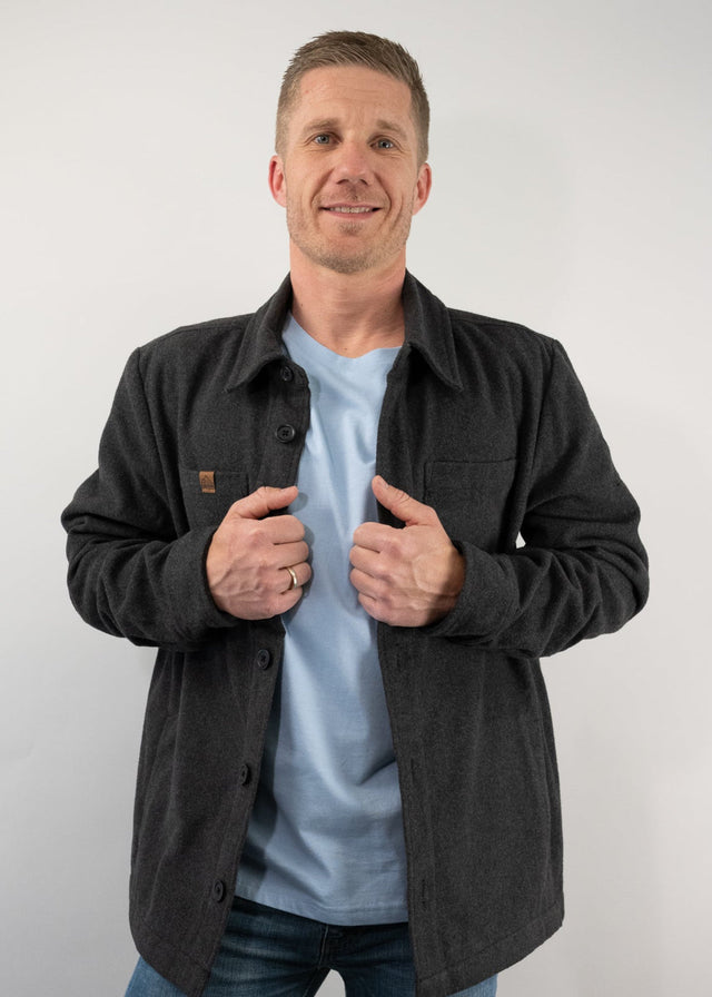 Casual Overshirt M&W Dark Heather Grey