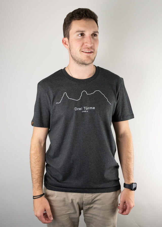 Drei Türme T-Shirt M&W Dark Heather Grey