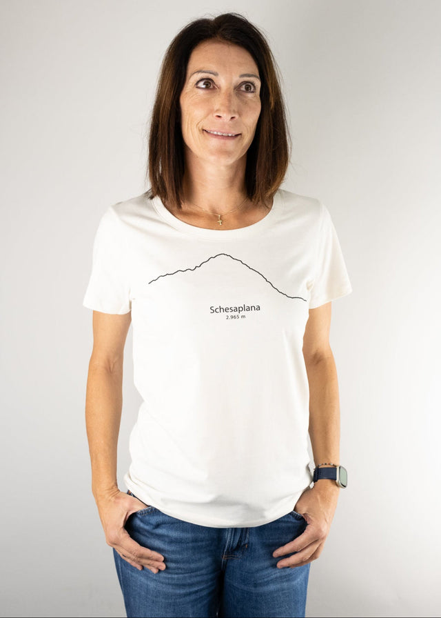 Schesaplana T-Shirt Women Cream