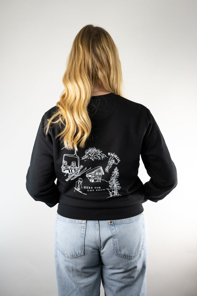 Winter Vibes Longsleeve M&W black