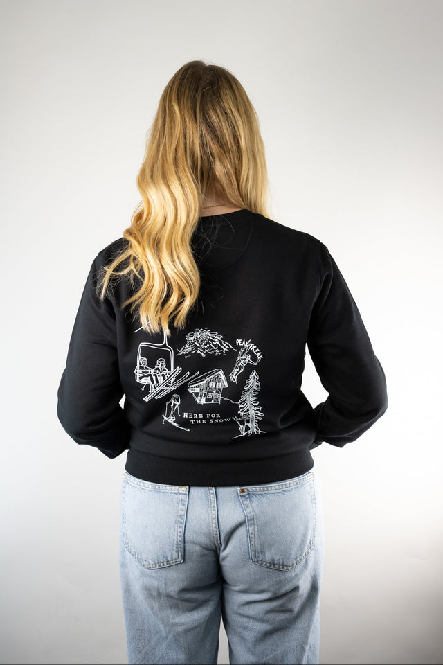 Winter Vibes Sweater M&W black