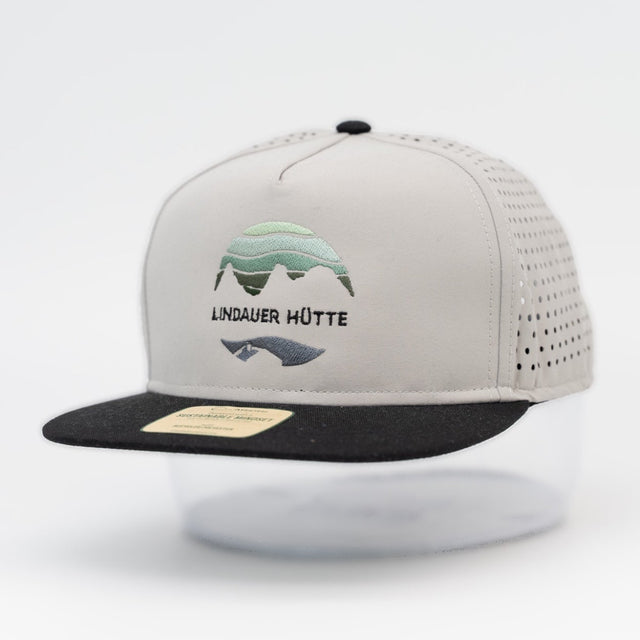 Lindauer Hütte Snapback Mesh Light Grey
