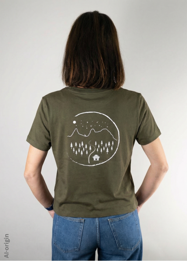 Montafon-Gauertal Crop T-Shirt Women