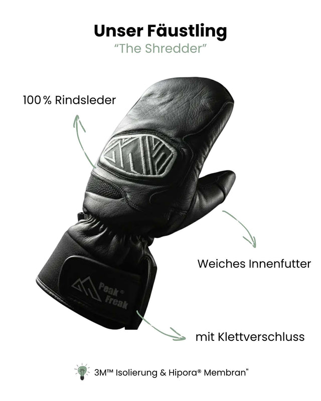 Winterhandschuh Fäustling „The Shredder“