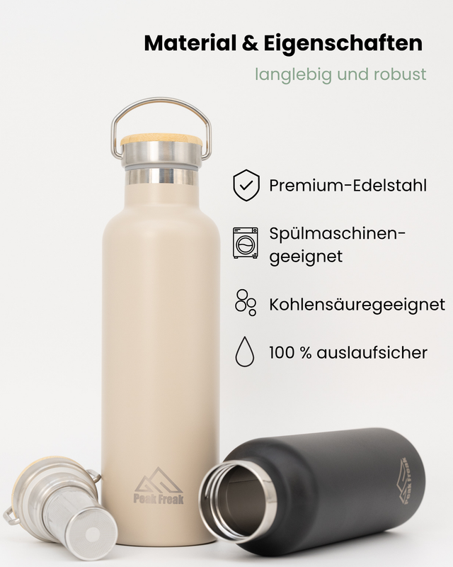Thermotrinkflasche Edelstahl