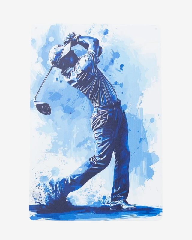 Retro Blechschild Golf