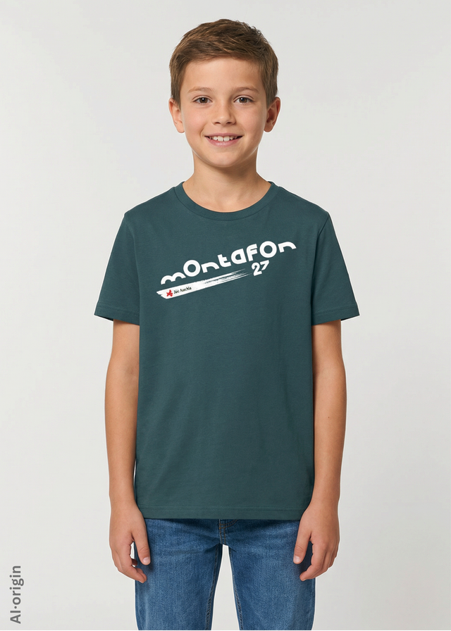 WM27 Junior T-Shirt „Brushstroke"