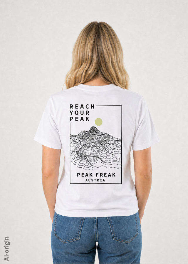 Reach your Peak Crop T-Shirt Women