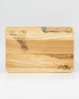 Schneidbrett Esche inkl. Messer - Snowboarder