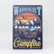 Retro Blechschild Camping wanderlust